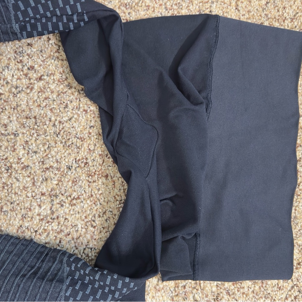 NWOT Spanx “Look at Me” Seamless Moto Leggings | Indigo Sky Blue | Small - Picture 7 of 8